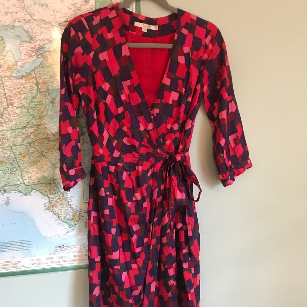 Boden true wrap dress
